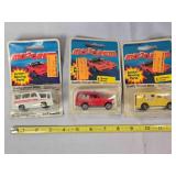 3 Majorette Die-cast metal replica vehicles