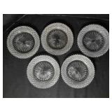 5 Anchor Hocking Miss America Salad Plates