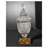 Anchor Hocking Miss America Candy Dish Urn w/lid