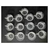 13 Anchor Hocking Miss America Flat Cups