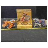 Schleich Mounted Knight & 2 Knight