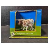 Longhorn Cow & Calf; Big Country Toys