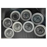 8 Anchor Hocking Miss America Plates