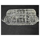 Anchor Hocking Butter Dish w/Lid; Star of David