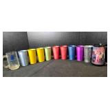 8 Aircraft Spinning Co metal tumblers