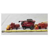3 Die-cast metal farm implements