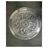 Imperial Glass Cape Cod Clear 14" torte plate