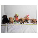 Beanie Baby, tush tags only; Gorilla, Terrier