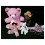 Oklahoma Bombing Bear, Pink Bear Cat door Stop