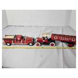 2 die-cast Ertl Coin Banks; 1 die-cast 5th wheel