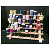 June Taylor Wood Standing Thread Spool Holder
