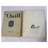 Enid High School The Quill 1955 & 1969 Yearbook
