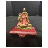 Holy Family Stocking Hanger, 4' tall plus hook