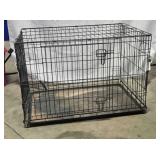 Wire Dog Kennel, Front & Side doors, collapsible