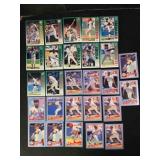 12 Fleer 90 & 15 Hostess Baseball cards