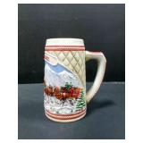1985 Budweiser Holiday Stein 'A' series featuring