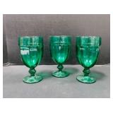 Libbey Duratuff Gibraltar Juniper water goblets