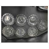 Fostoria American clear salad plates