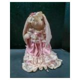 Handmade Lop-Ear Country Rabbit plush doll