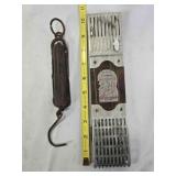 Fishing gear; Scale & hook holder