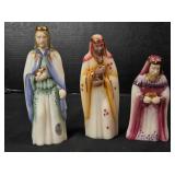 Fenton The Wise Men, hand-painted Ivory glass