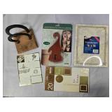 Horseshoe Napkin Holder, branded JJ;