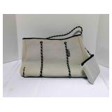 Liv Foxy branded neoprene tote bag featuring