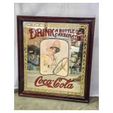 Coca-Cola mirror, 19' x 17'