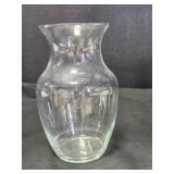 Vase; 8' tall clear flower vase; Sweetheart shape