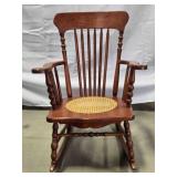 wood Spindle back Rocking Chair