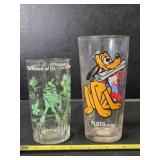 2 Souvenir glasses; Pepsi Collector series