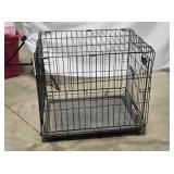Wire pet kennel w/floor, 24'x17', 20' tall