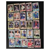 25 Fleer 90 Baseball cards