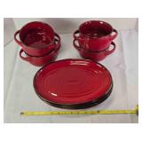 8 piece Member's Mark ceramic bowl & plate set