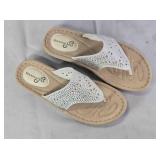 Mountain Sole Bling Wedge shoe; size 8