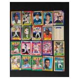 20 Baseball cards, published 1990