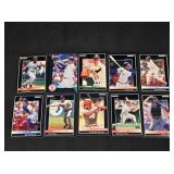 1992 Score Pinnacle Baseball cards, 10 cards