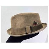 2 Hats; Black Greek Fisherman's Cap, prob 7 1/8