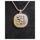 Brighton Spin Master Necklace Reversible 2 Tone