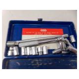 Vintage Socket Wrench Set Japan Small Metal Box