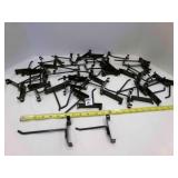 50 Black Gridwall Hooks