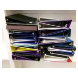 Note book Binders-entire shelf