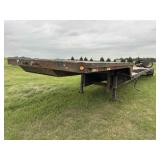 50ï¿½ drop deck trailer 8ï¿½ wide 10ï¿½ top deck