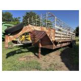 WW 6.5x24 goose neck stock trailer