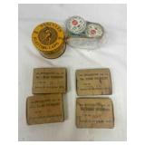 Vintage tin, Primer cases, etc