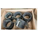5 - 4' PLASTIC CAM LOCK COUPLING FITTINGS