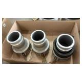 3 - 3' ALUMINUM CAM LOCK COUPLINGS - FEMALE