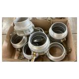 7 - 4' ALUMINUM CAM LOCK COUPLING SOCKETS
