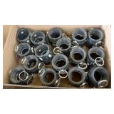16 - 2' PLASTIC COUPLINGS