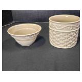 Stoneware 2-piece dip chiller